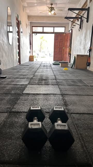 El piso del box